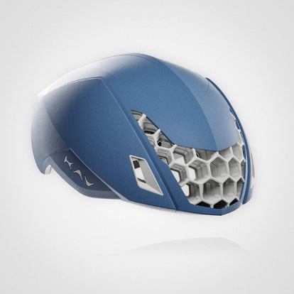 Steel Blue / White