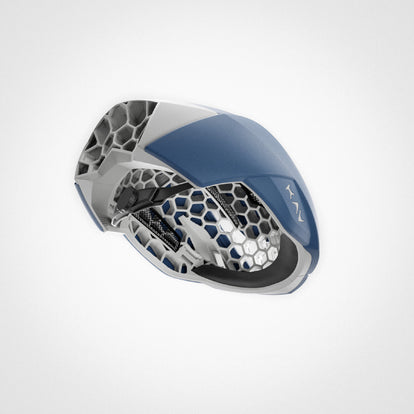 Steel Blue / White